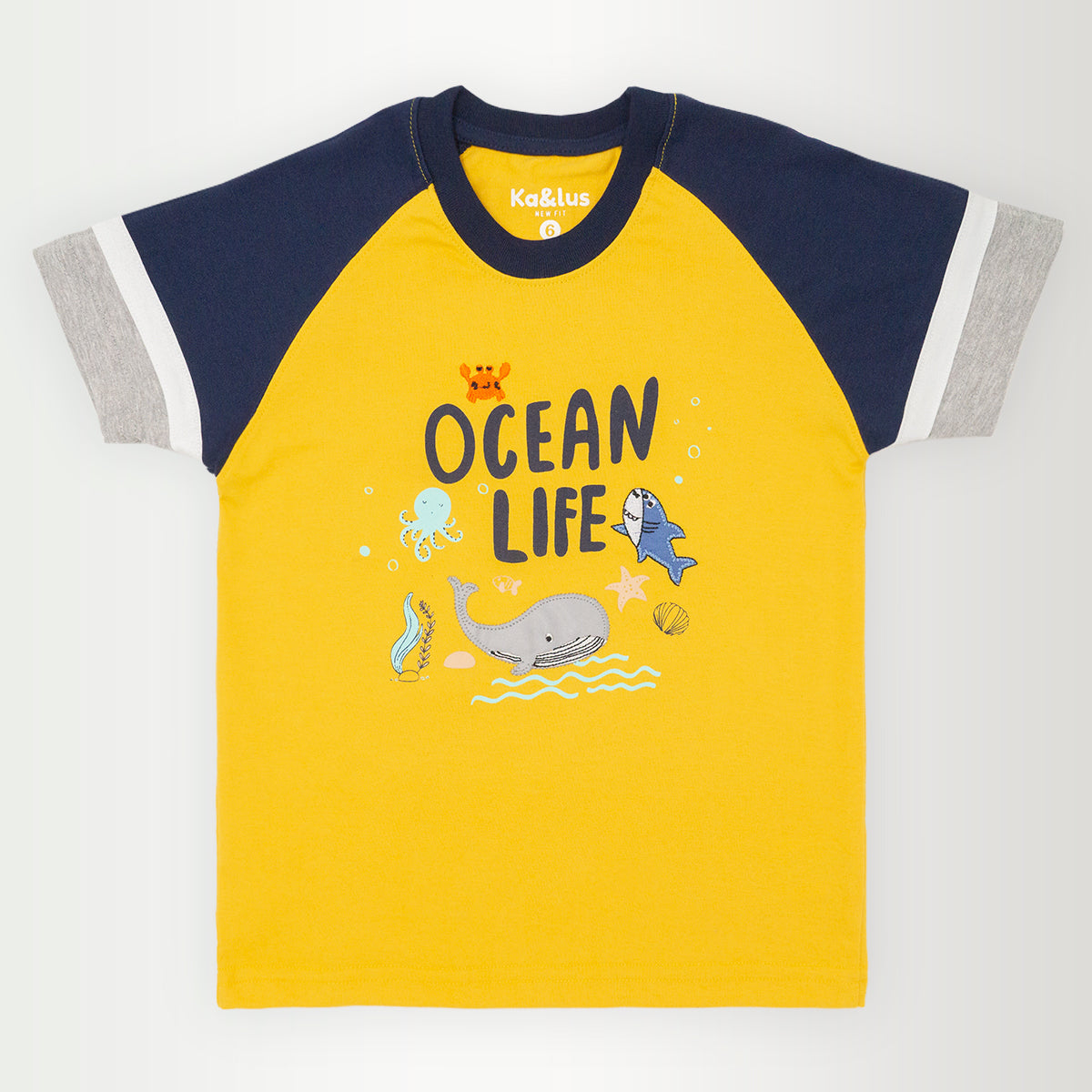 Playera Cuello Redondo Waves Infantil