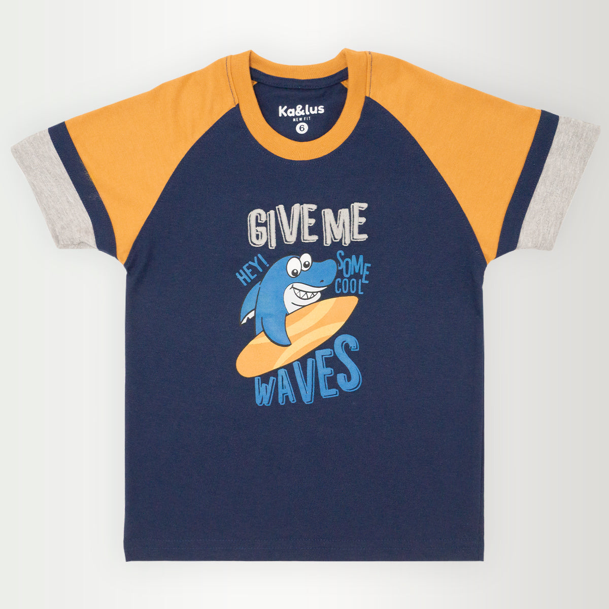 Playera Cuello Redondo Waves Infantil