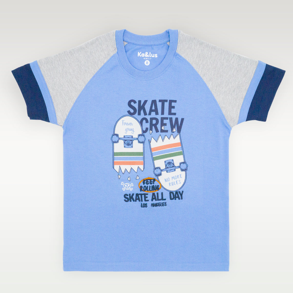 Playera Cuello Redondo Skate Juvenil