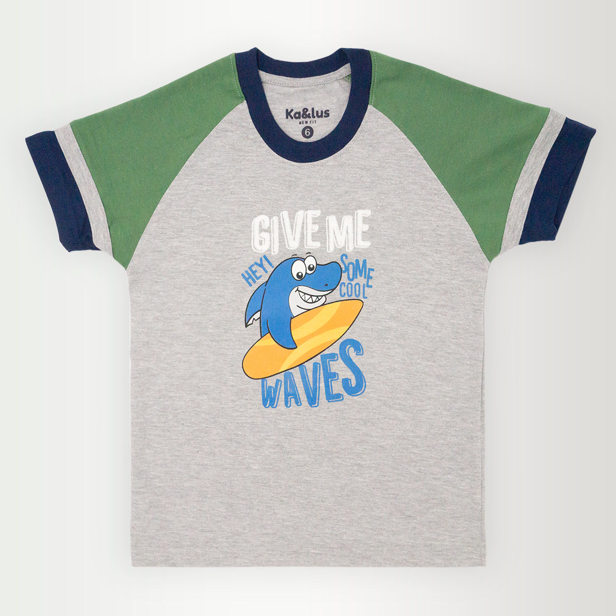 Playera Cuello Redondo Waves Infantil