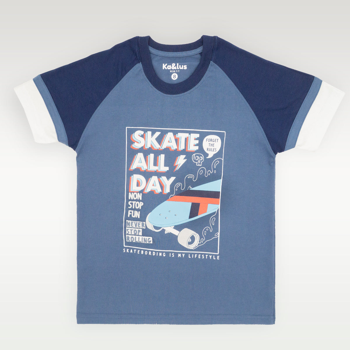 Playera Cuello Redondo Skate Juvenil