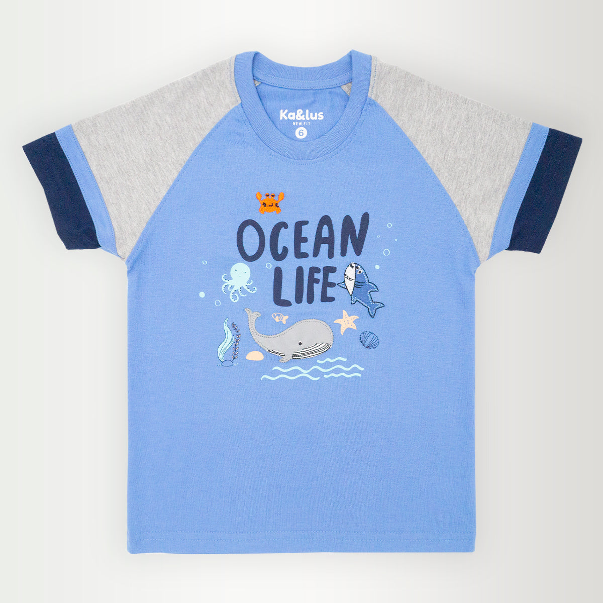 Playera Cuello Redondo Waves Infantil