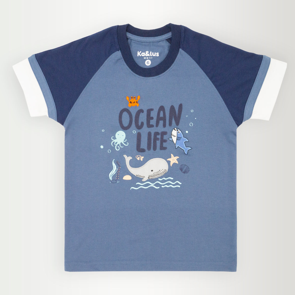 Playera Cuello Redondo Waves Infantil