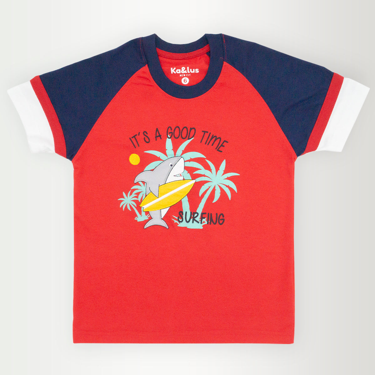Playera Cuello Redondo Waves Infantil