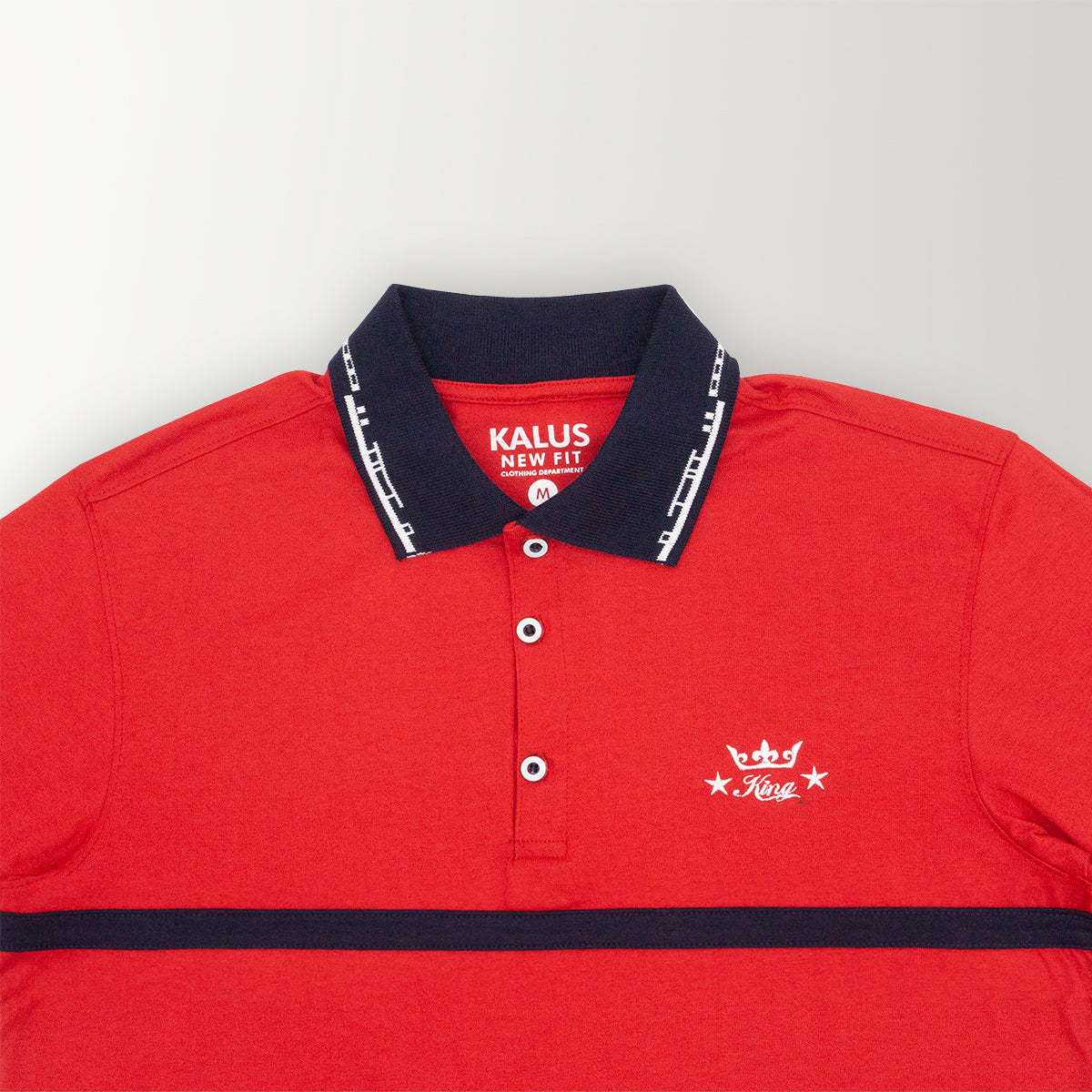 Playera polo KING manga corta para caballero
