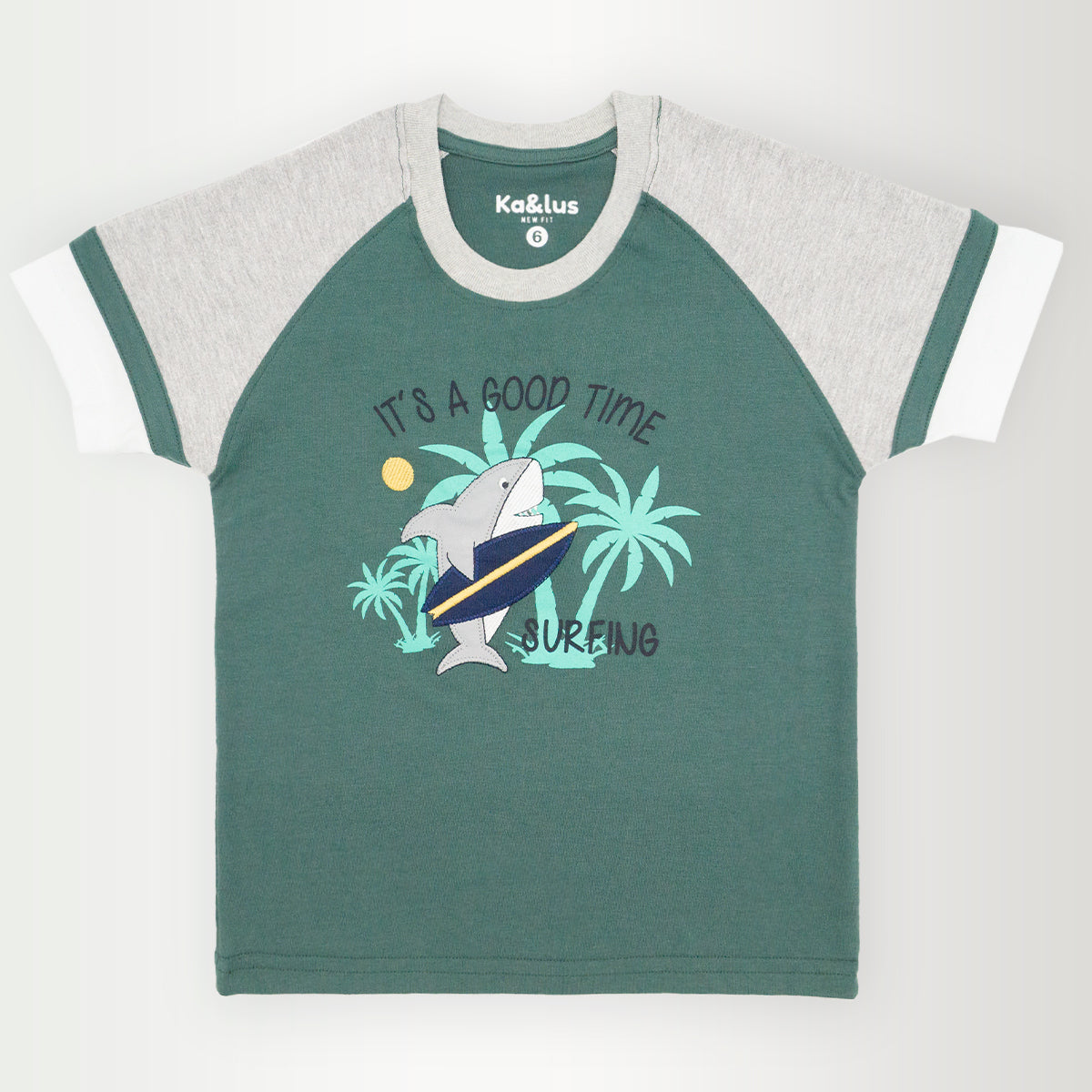 Playera Cuello Redondo Waves Infantil