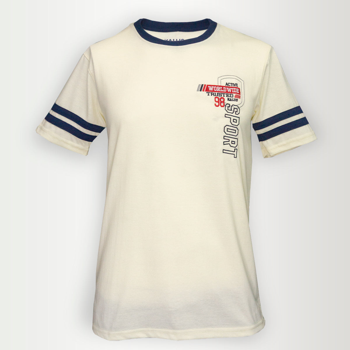 Playera para Caballero Cuello Redondo Jeans