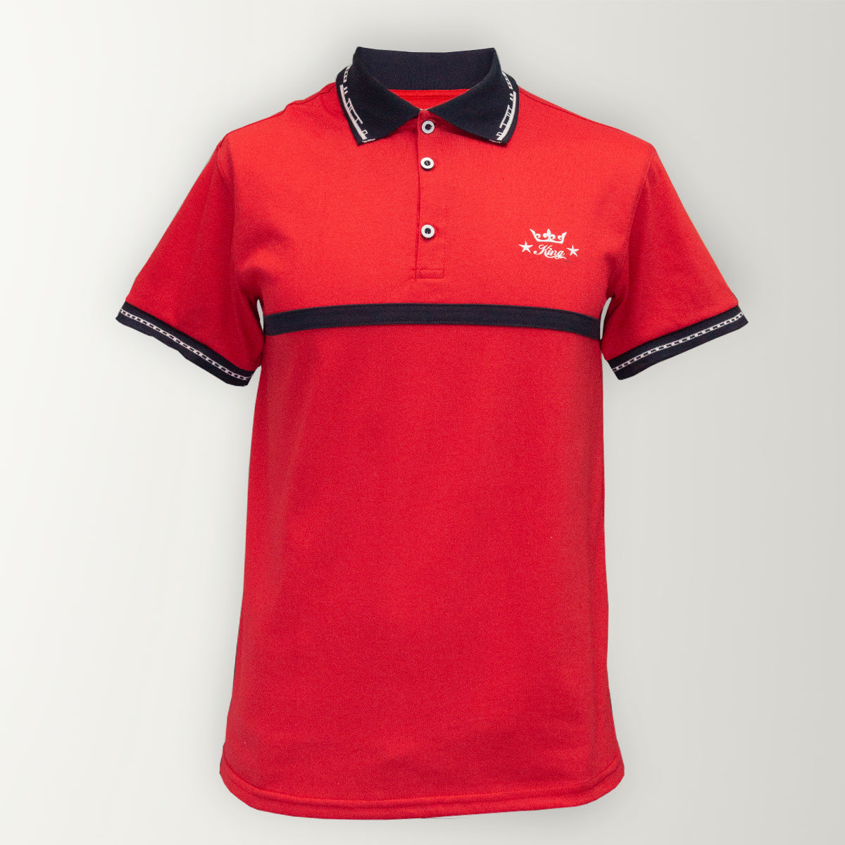 Playera polo KING manga corta para caballero