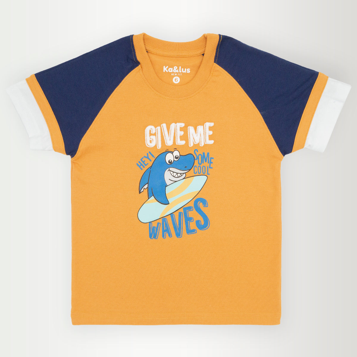 Playera Cuello Redondo Waves Infantil