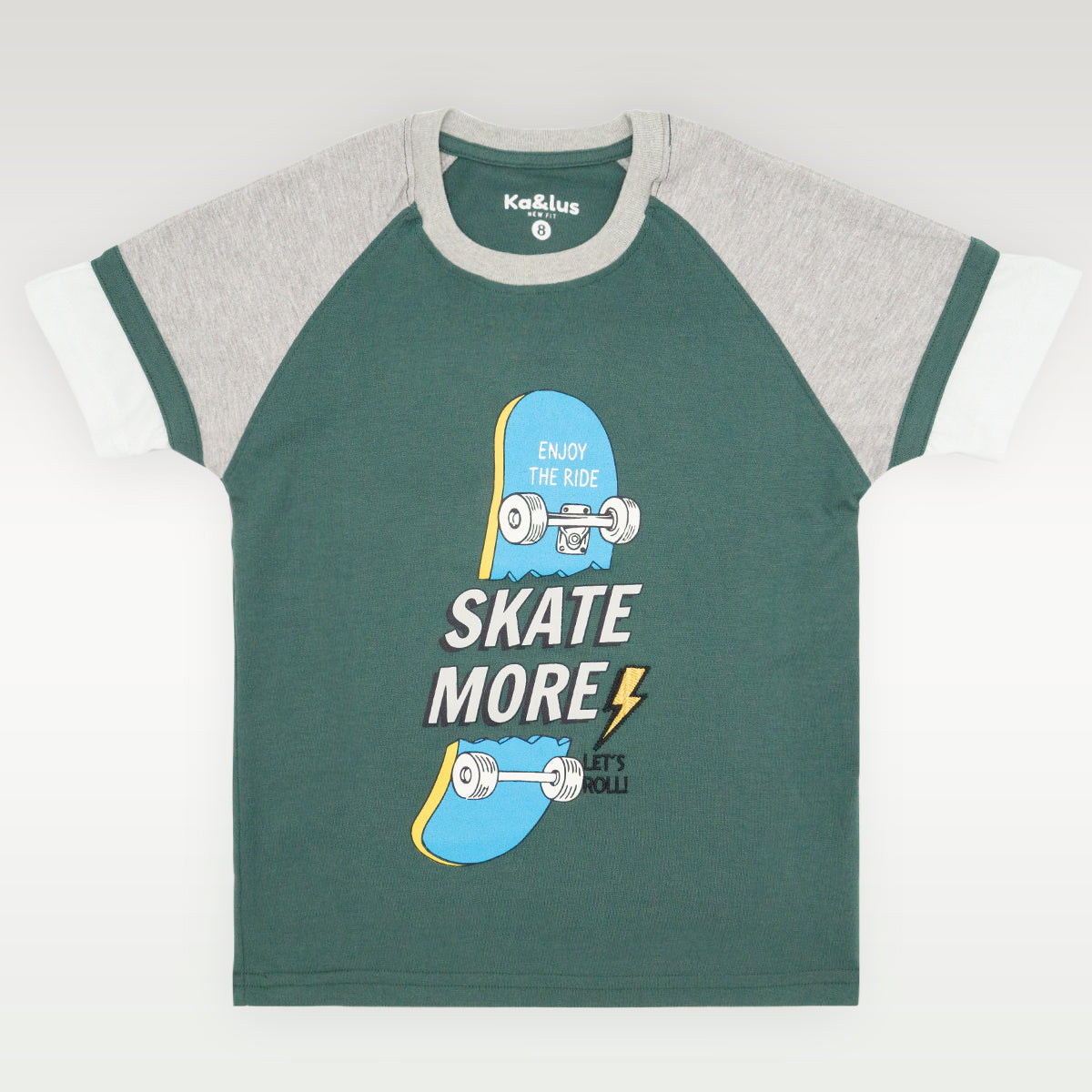 Playera Cuello Redondo Skate Juvenil