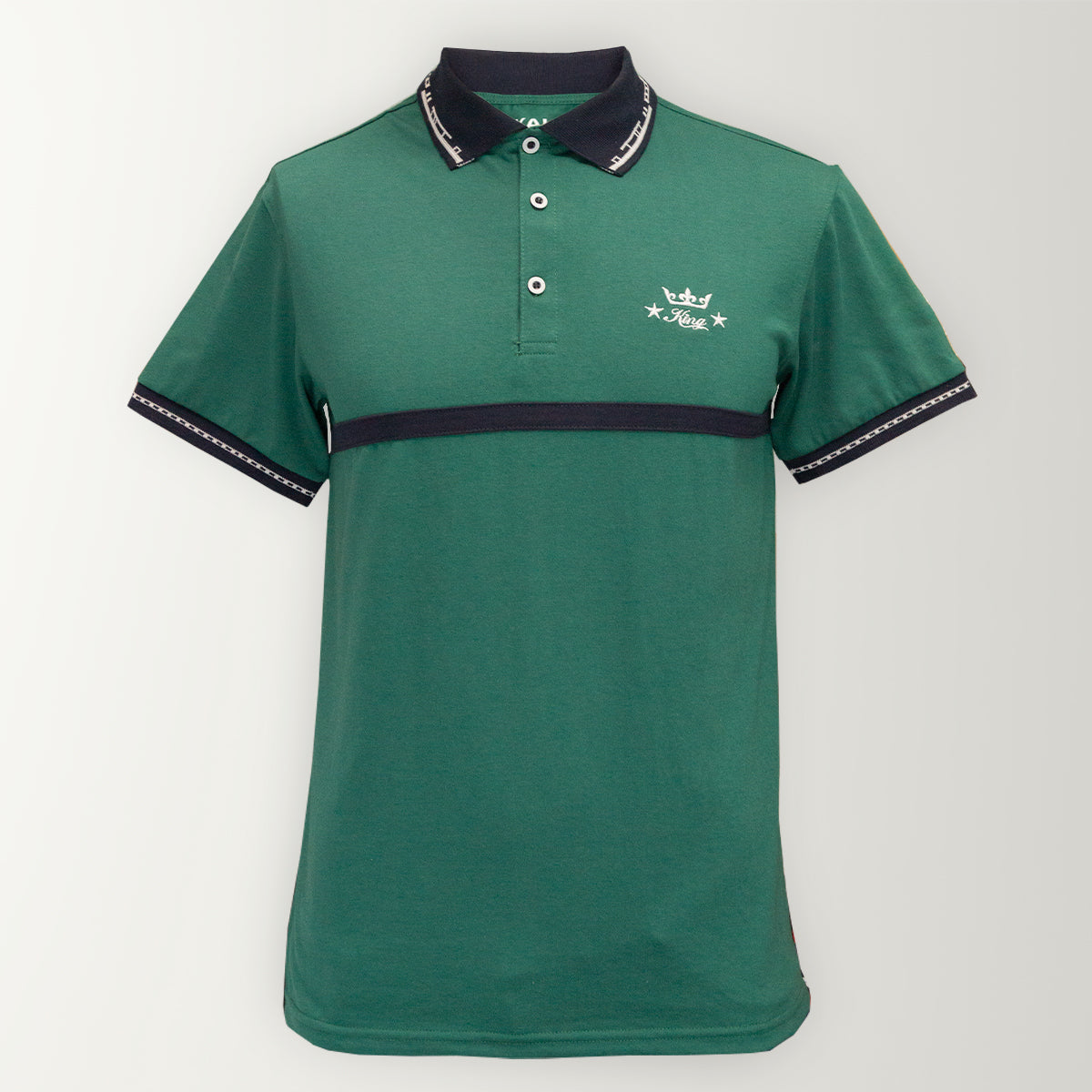 Playera polo KING manga corta para caballero
