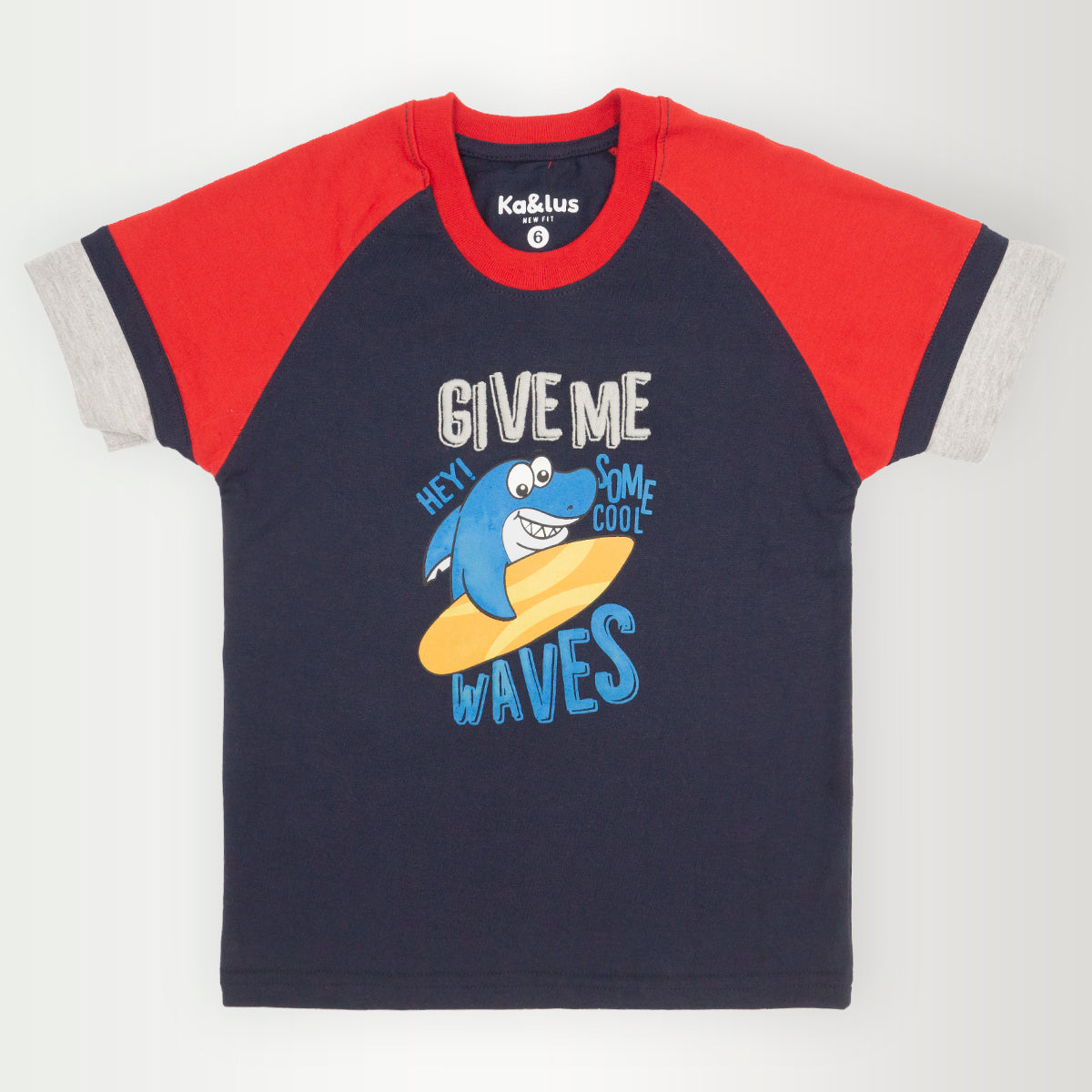 Playera Cuello Redondo Waves Infantil