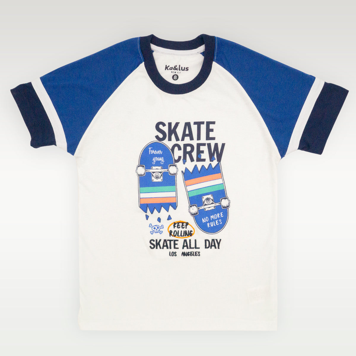 Playera Cuello Redondo Skate Juvenil