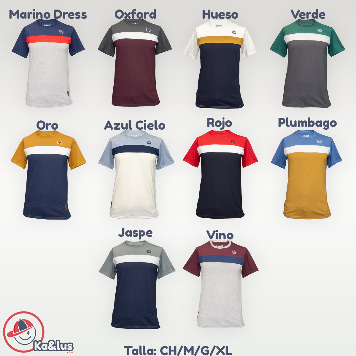 Playera Cuello Redondo BLOCKS para Caballero