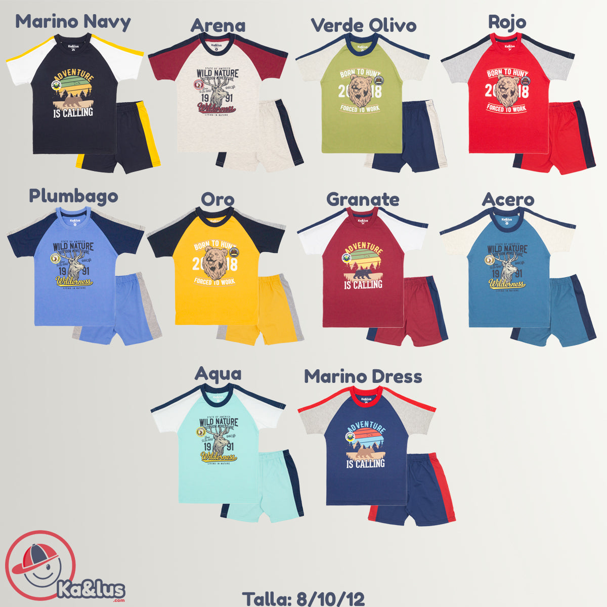 Conjunto FOREST juvenil para niño
