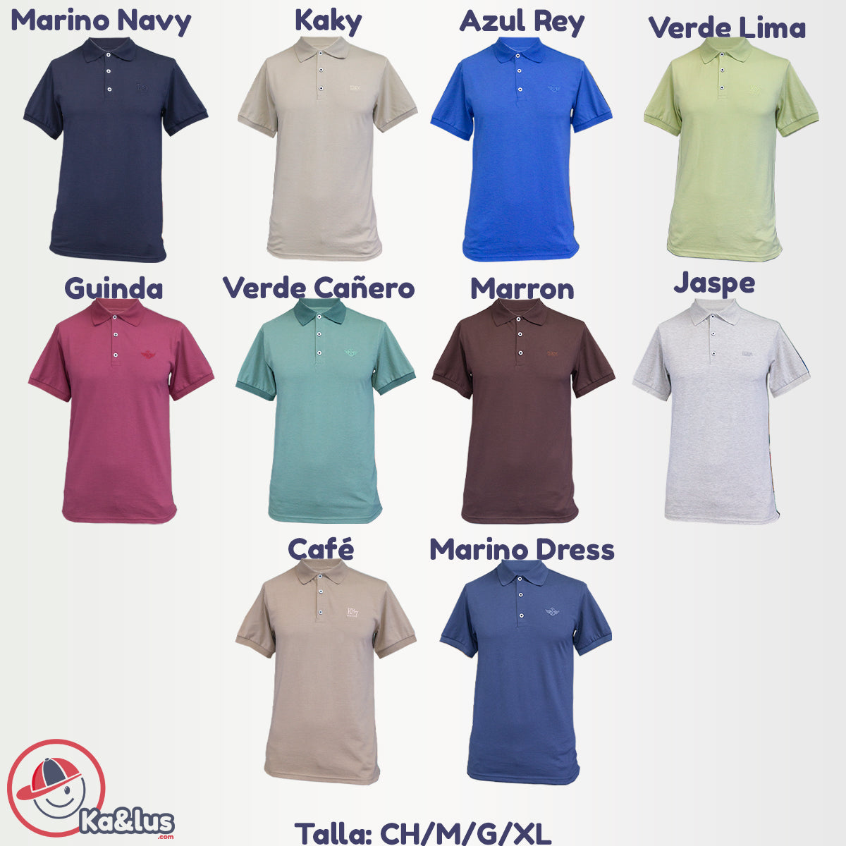 Playera Polo Lisa de Caballero