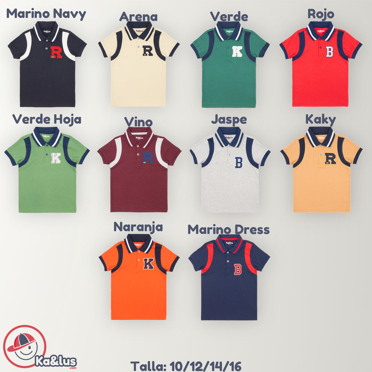 Playera polo BULL DOGS juvenil KALUS