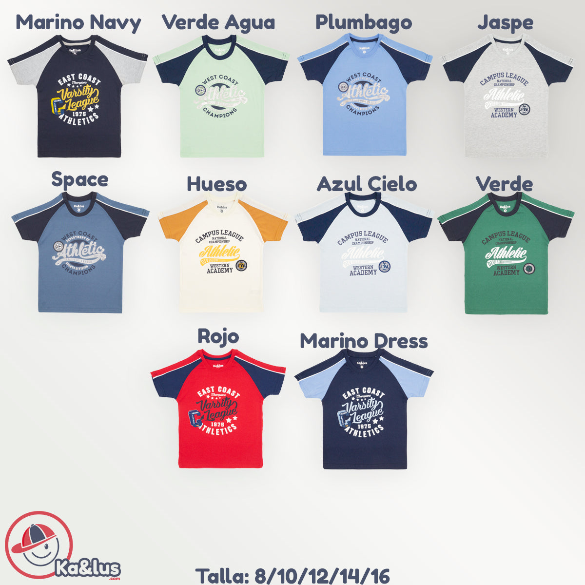 Playera Cuello Redondo ATLETICS Juvenil
