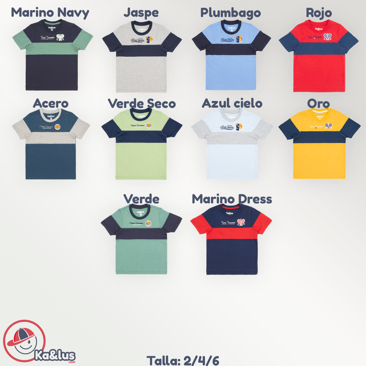 Playera Cuello Redondo Infantil Tennis