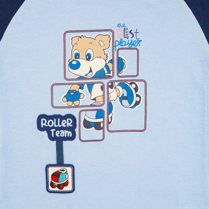 Playera redondo CARTOON infantil manga corta Kalus