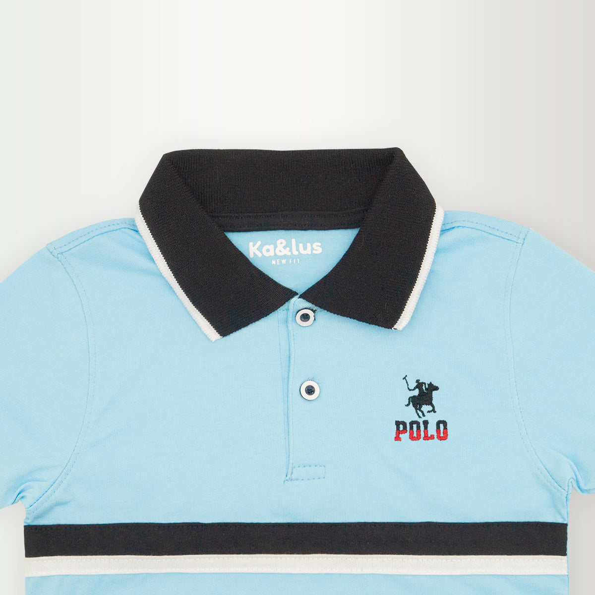 Playera polo LINE manga corta juvenil