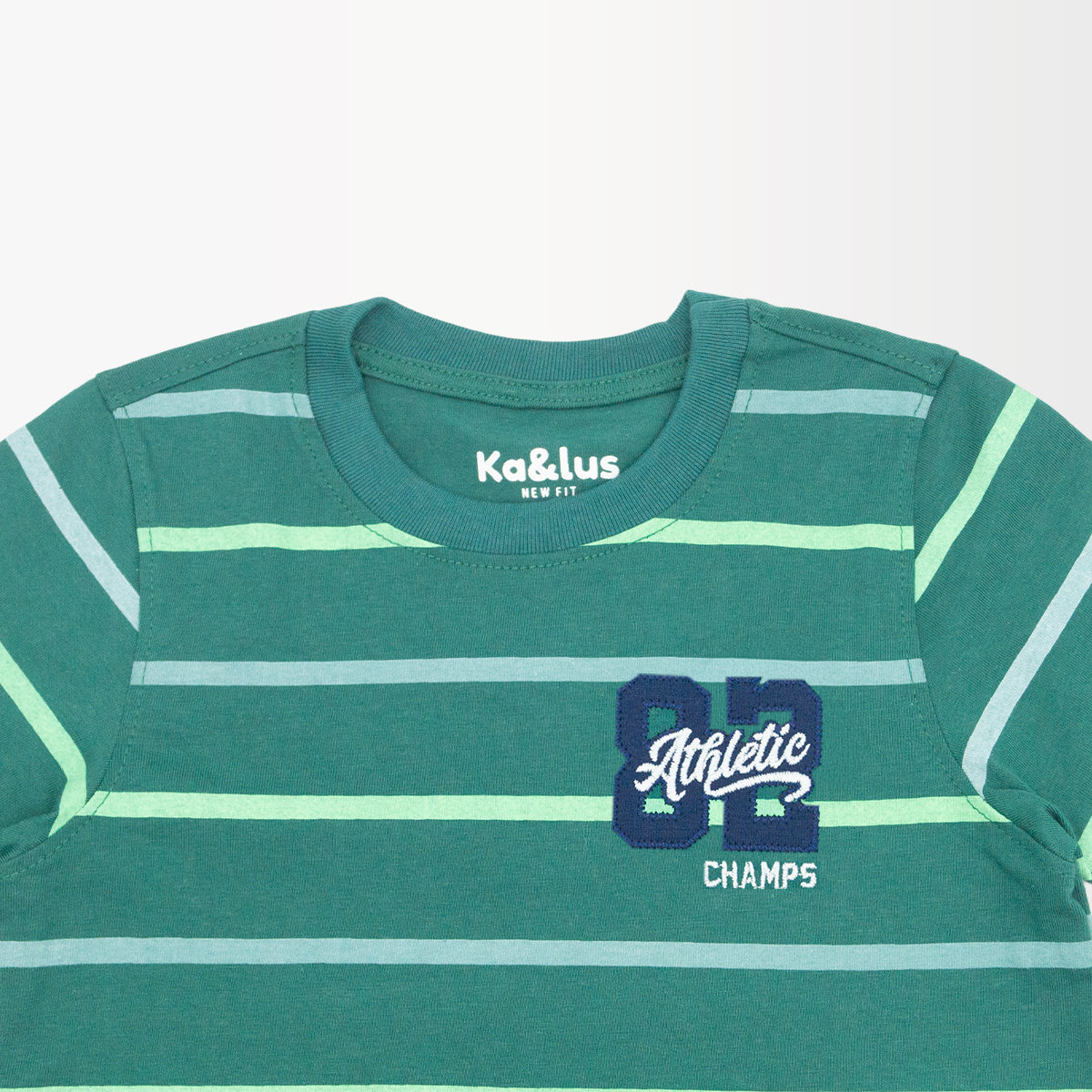 Playera Cuello Redondo Rayas Juvenil