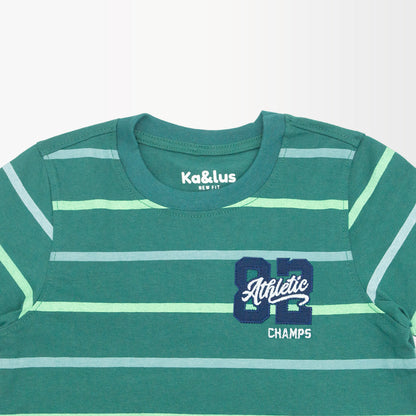 Playera Cuello Redondo Rayas Juvenil