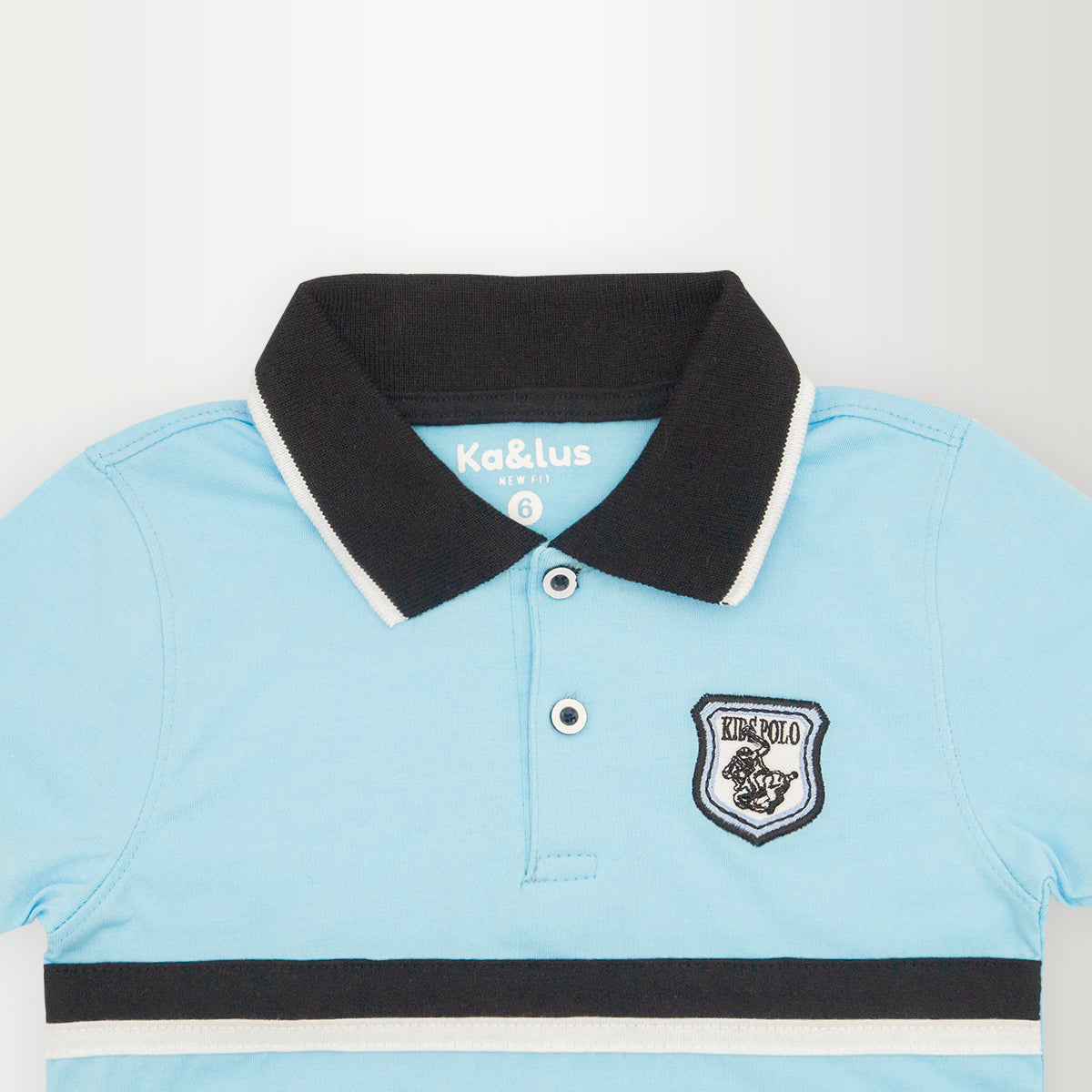 Playera polo LINE manga corta infantil