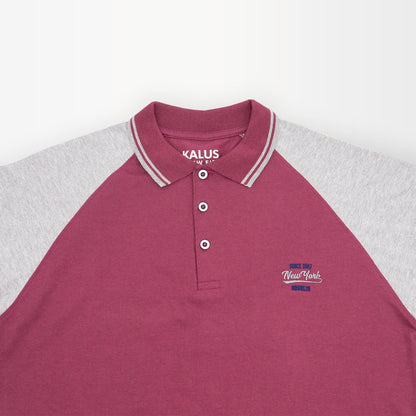 Playera Polo Manga Ranglan