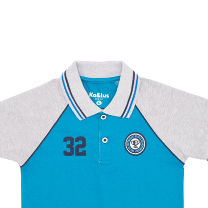 Playera polo mc MANGA RANGLA infantil