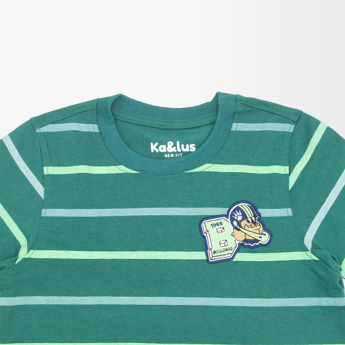 Playera Cuello Redondo Rayas Infantil