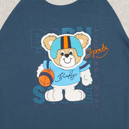 Playera redondo CARTOON infantil manga corta Kalus