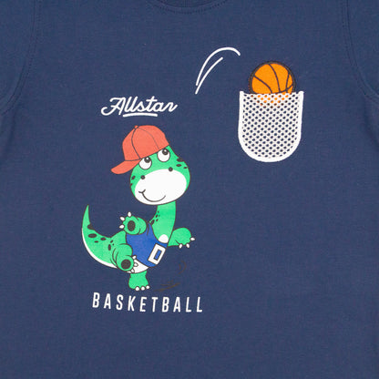 Playera Cuello Redondo Dino