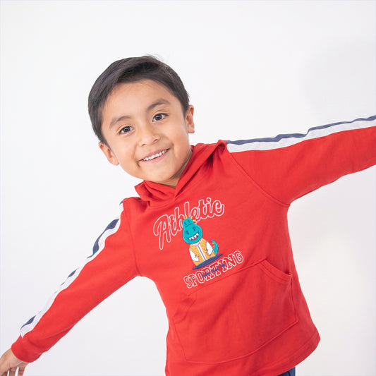 Playera Gorro Manga Larga Infantil Wild