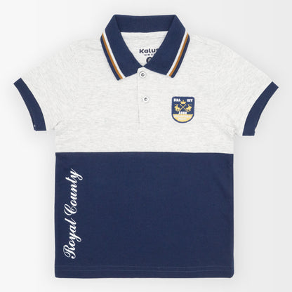 Playera polo COMBINADO infantil para niño