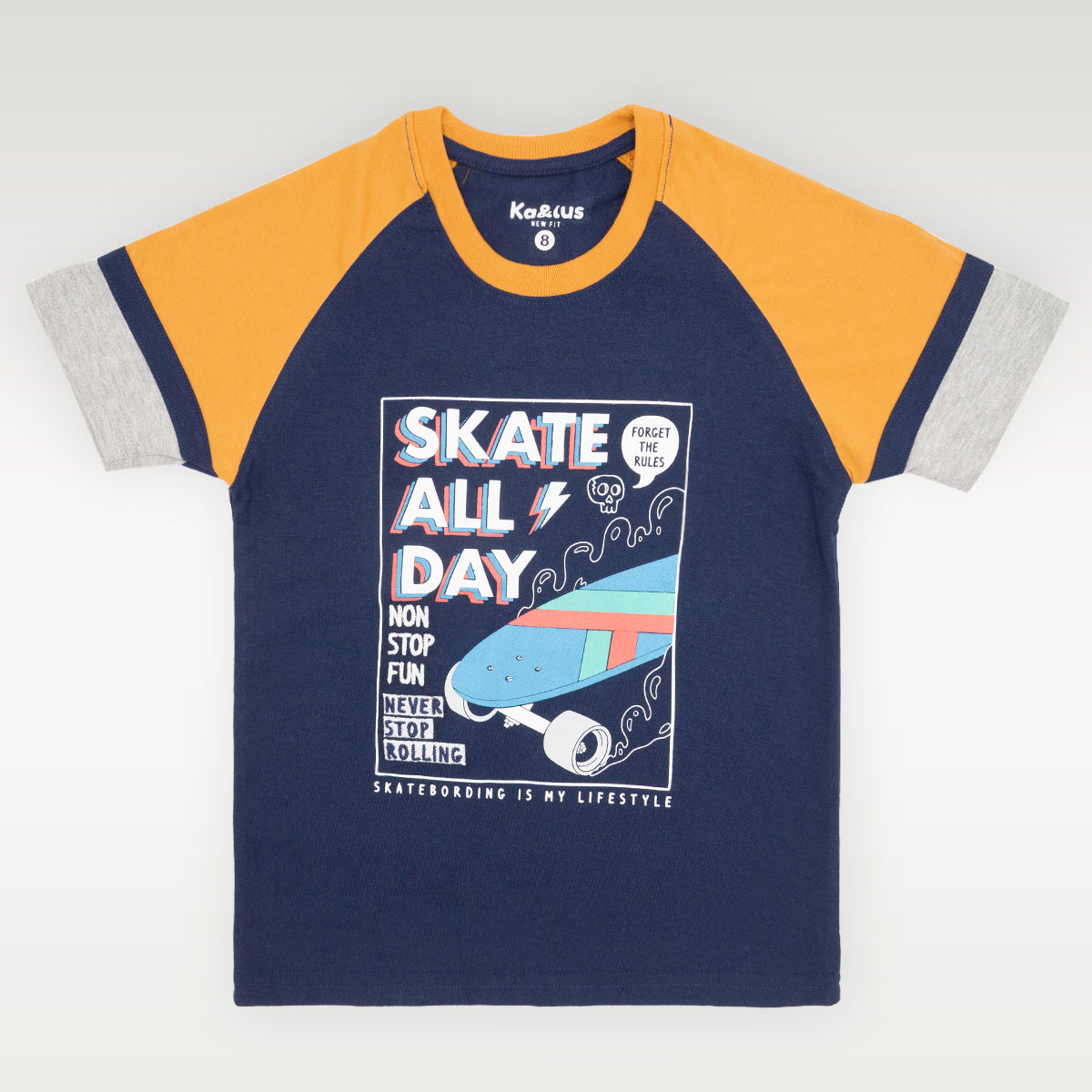 Playera Cuello Redondo Skate Juvenil