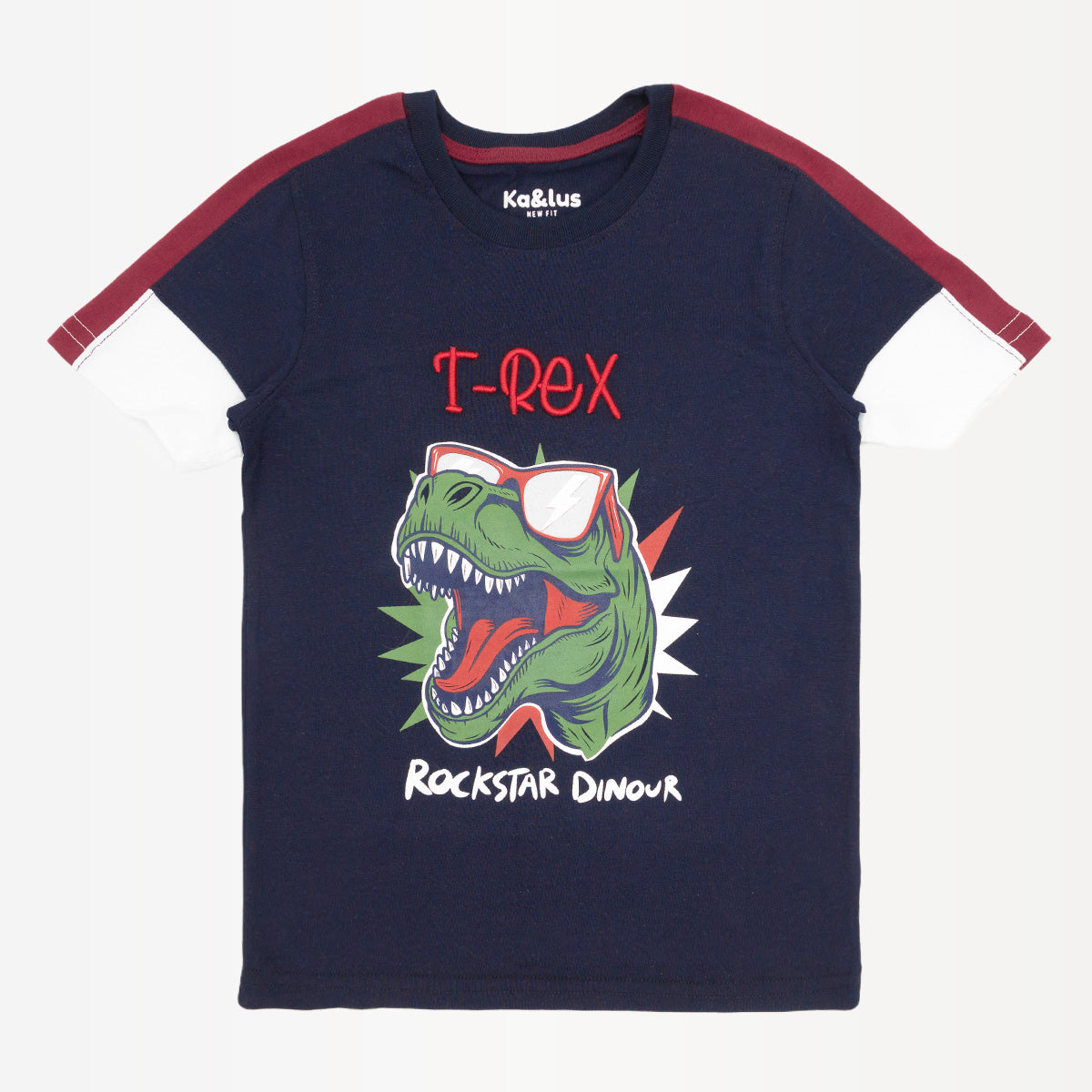 Playera Cuello Redondo Dino