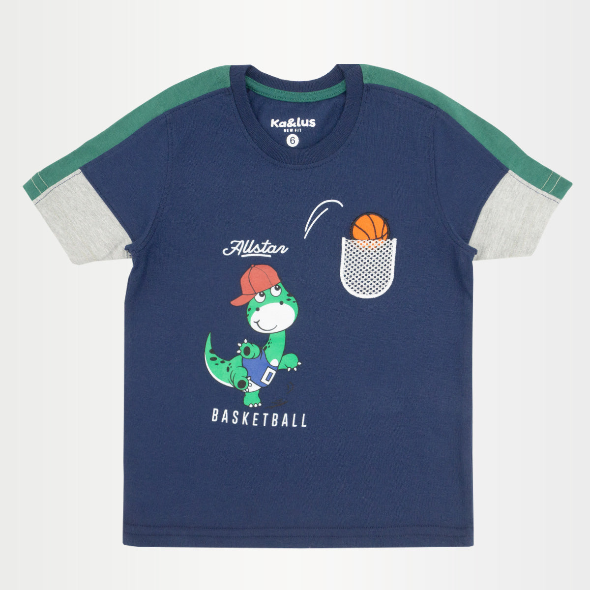 Playera Cuello Redondo Dino