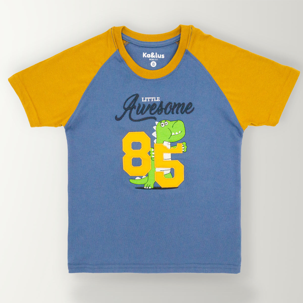 Playera redondo RAPTOR manga corta para niño infantil