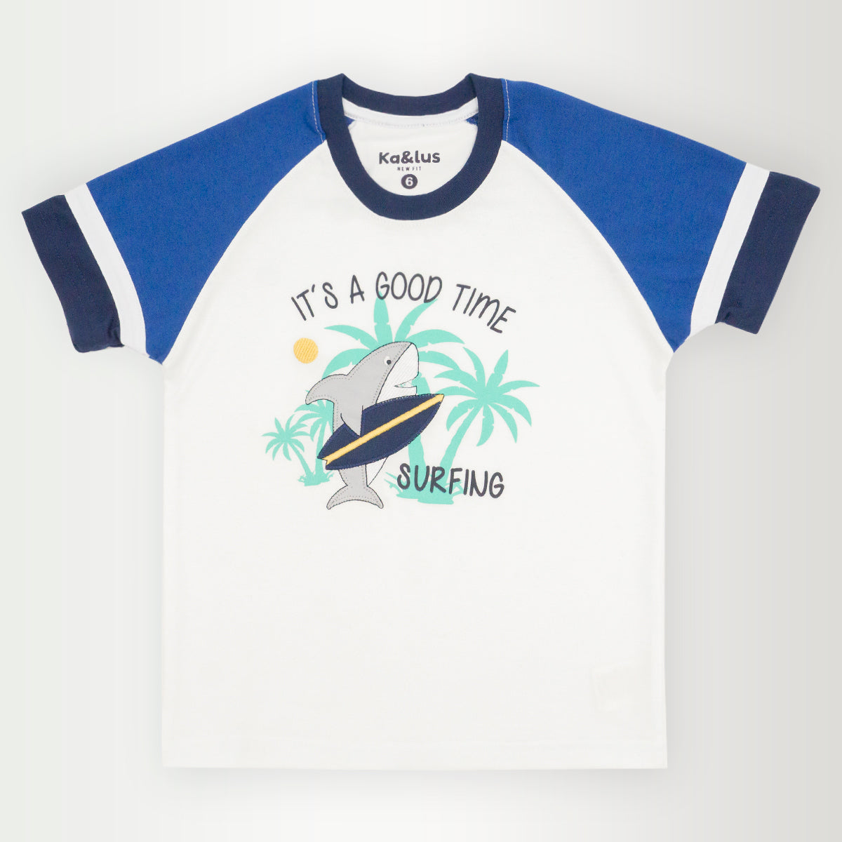 Playera Cuello Redondo Waves Infantil