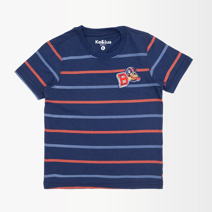 Playera Cuello Redondo Rayas Infantil