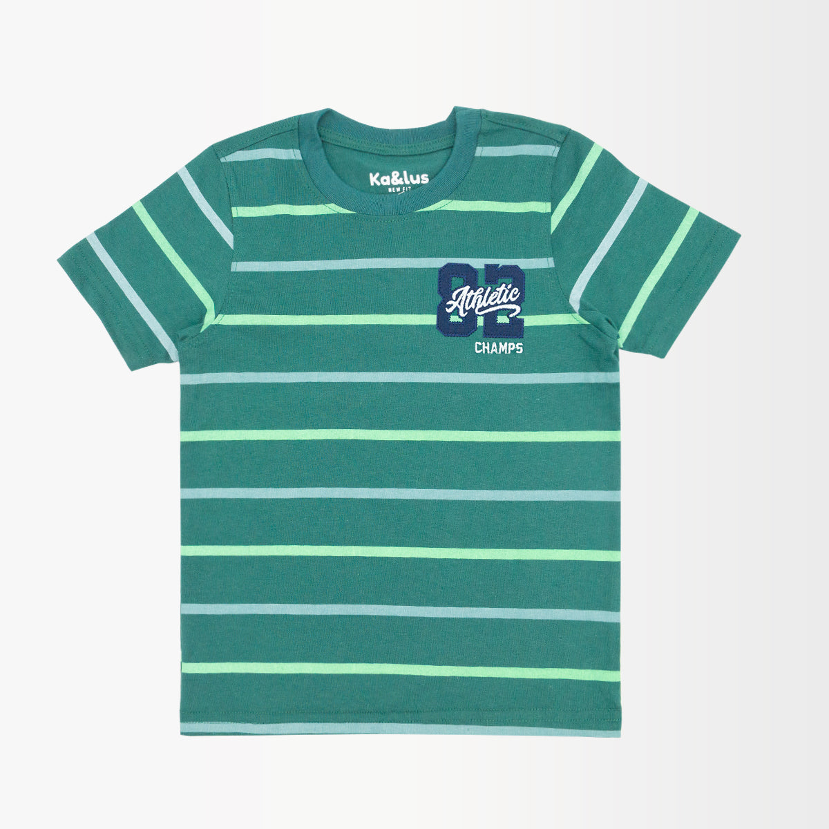 Playera Cuello Redondo Rayas Juvenil