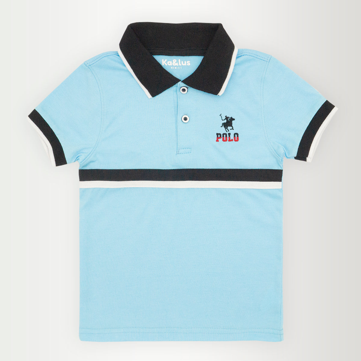 Playera polo LINE manga corta juvenil