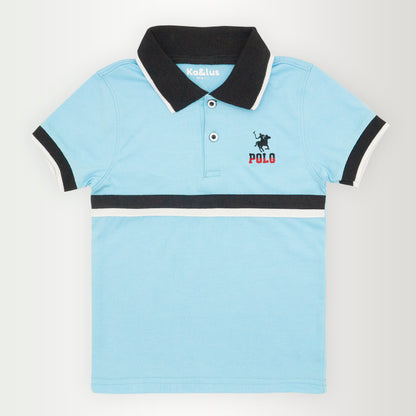 Playera polo LINE manga corta juvenil