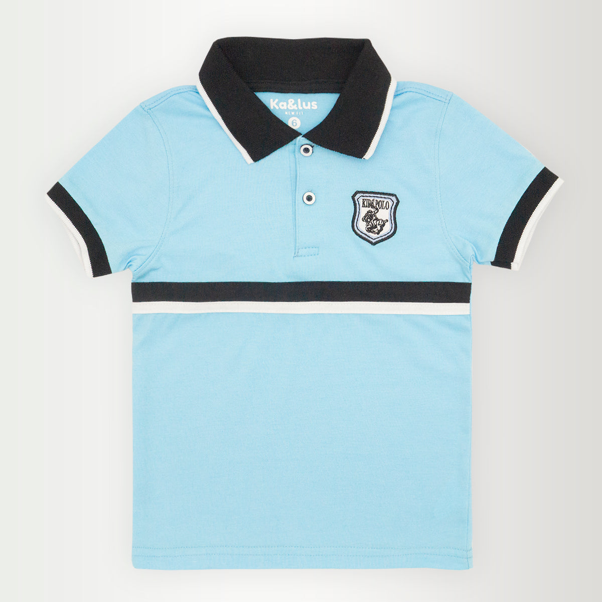 Playera polo LINE manga corta infantil