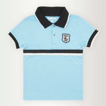 Playera polo LINE manga corta infantil