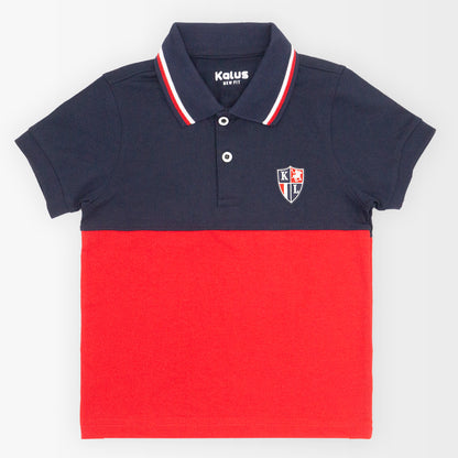 Playera polo COMBINADO para niño juvenil