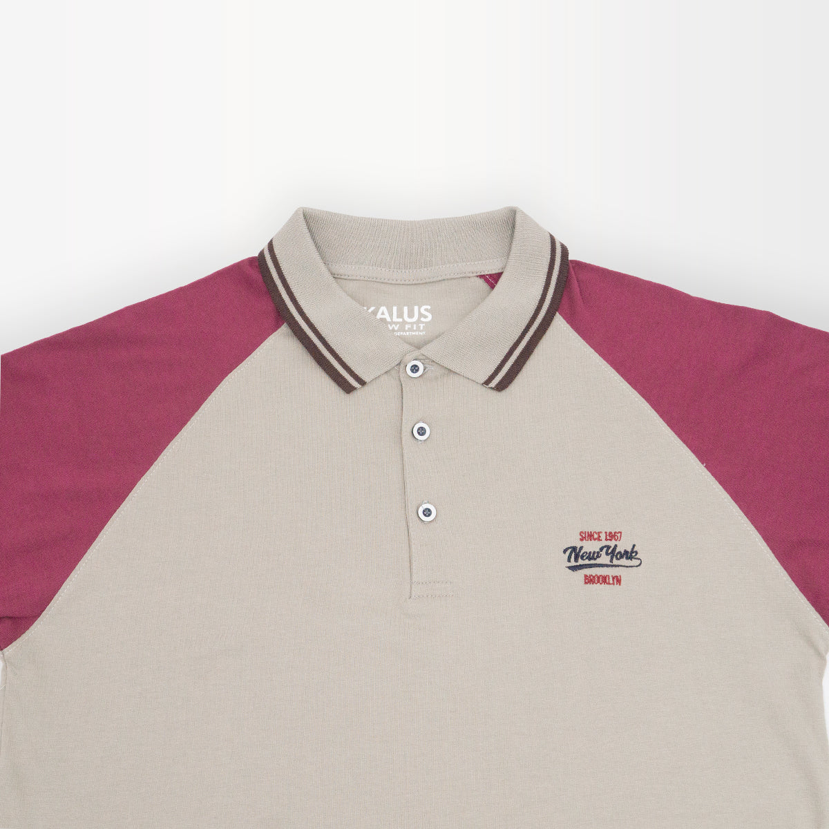 Playera Polo Manga Ranglan