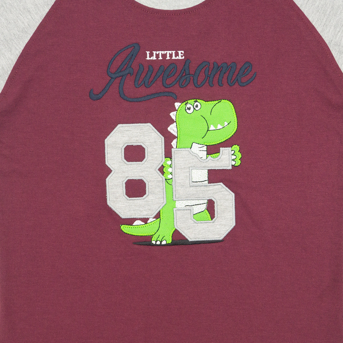 Playera redondo RAPTOR manga corta para niño infantil