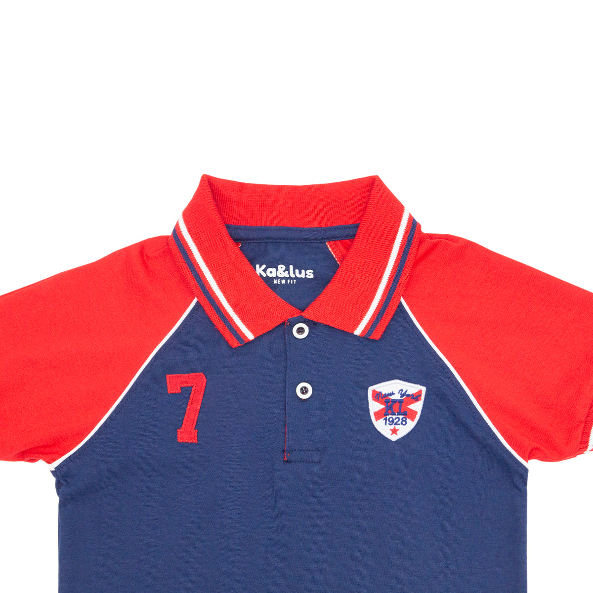 Playera polo mc MANGA RANGLA juvenil